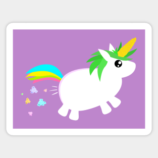 uniCORN POOPcorn PoPcorn Sticker